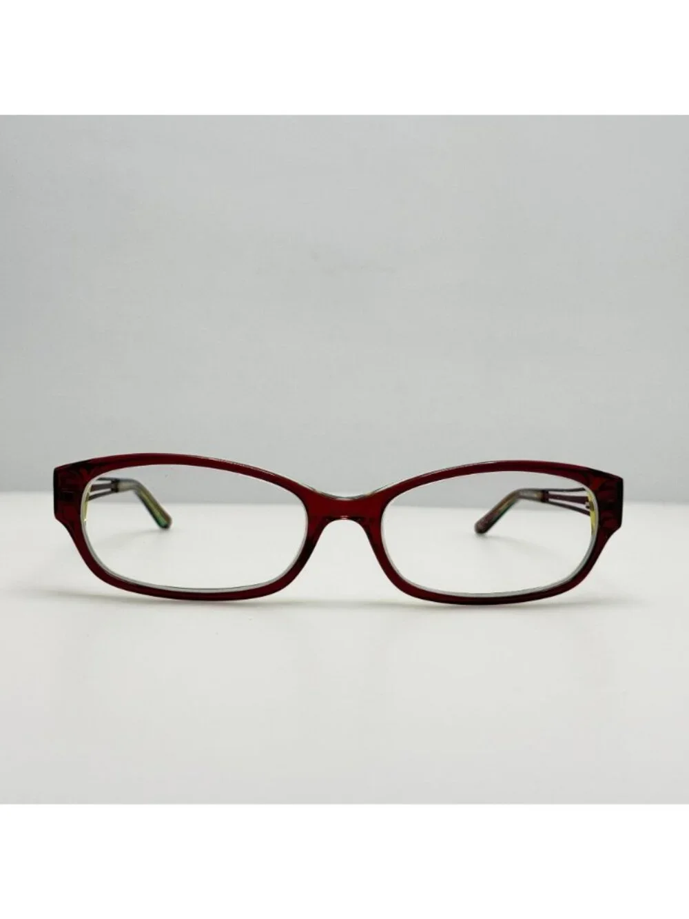 Michael Stars Eyeglasses Eye Glasses Frames Casual Chic Plum Stain 52-15-135